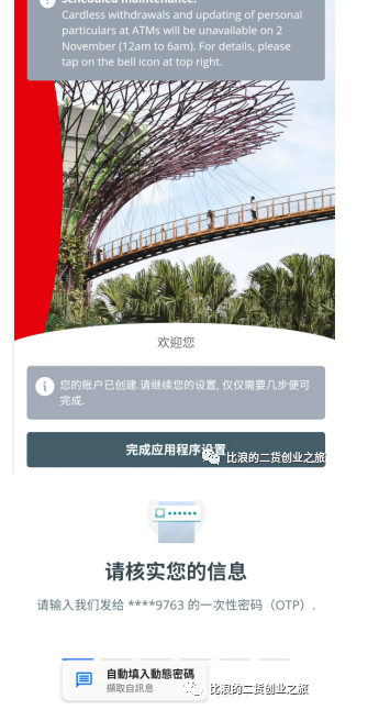 新加坡华侨银行OCBC免费申请开通详细教程2024年6月亲测